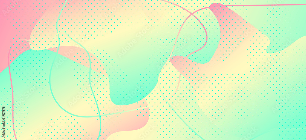 Abstract Colorful Background. Green Geometric Abstract Colorful Background. Green Geometric
