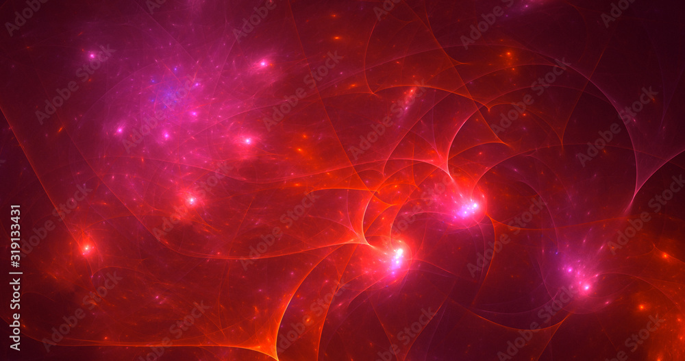 Fractal 3D rendering abstract and shiny background Fractal 3D rendering abstract and shiny background
