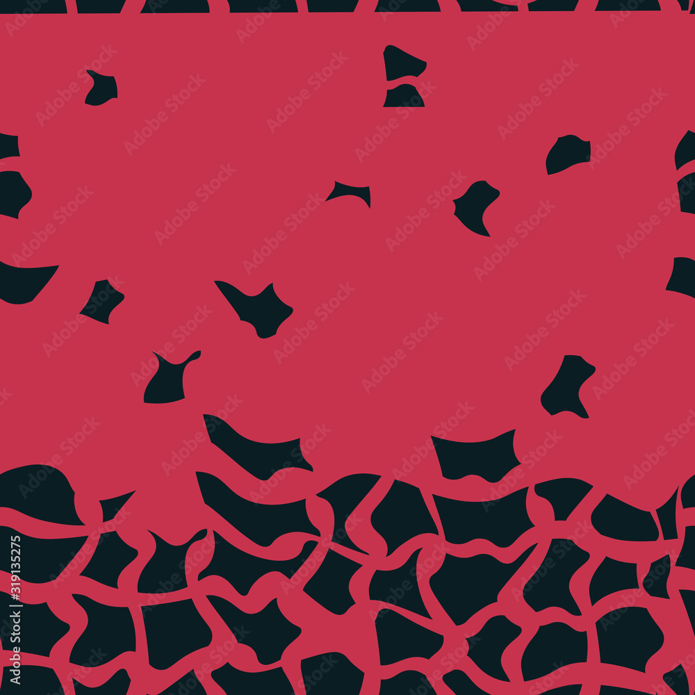 seamless abstract pattern with falling peaces