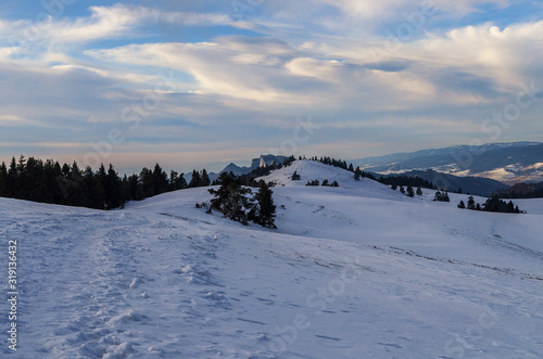 Panorama z Wysokiego Wierchu - Pieniny 