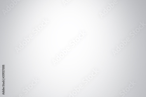 Abstract gray gradient wall background in empty room with bright white light blank studio photo