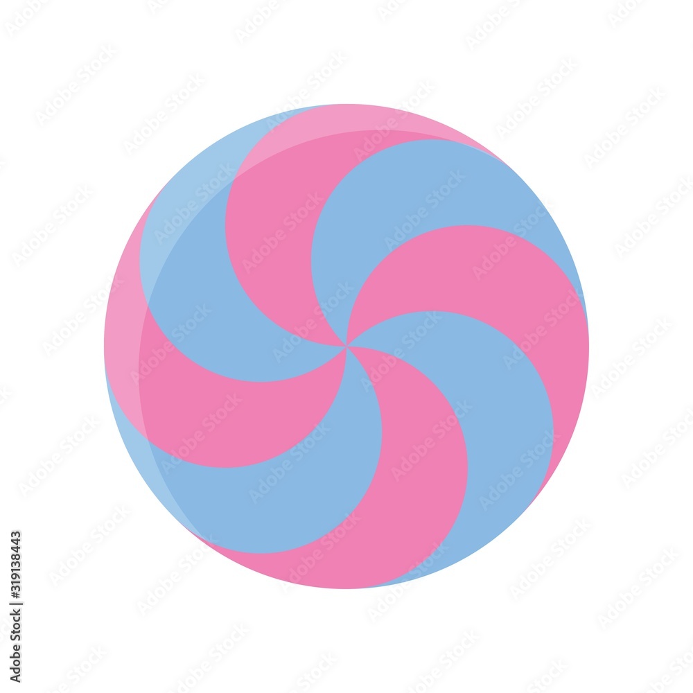 spiral candy related sweets and candy vector in flat design spiral candy related sweets and candy vector in flat design