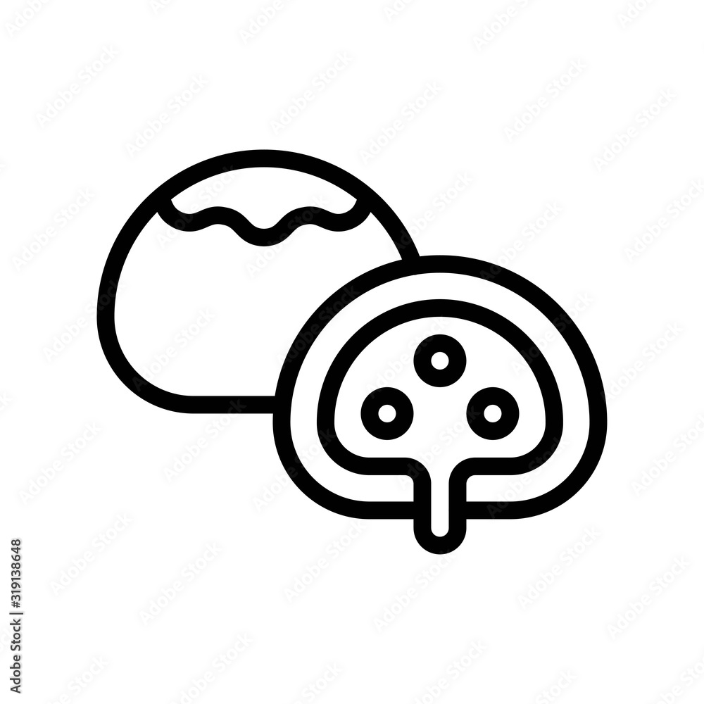 gummy candies related sweets and candy vector in lineal style