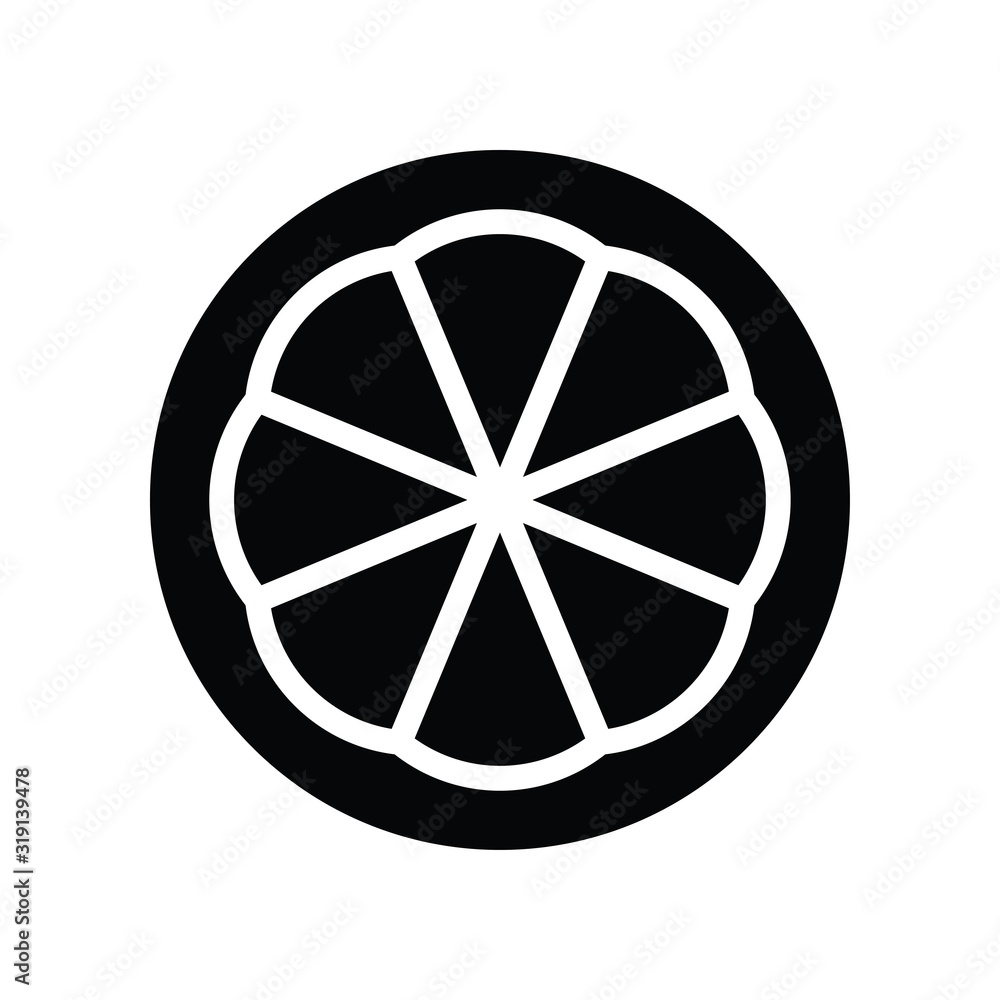 Obraz premium lemon candy related sweets and candy vector in solid design