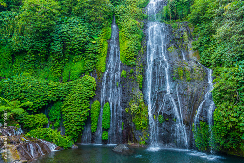 Banyumala twin waterfalls in Bali, Indonesien