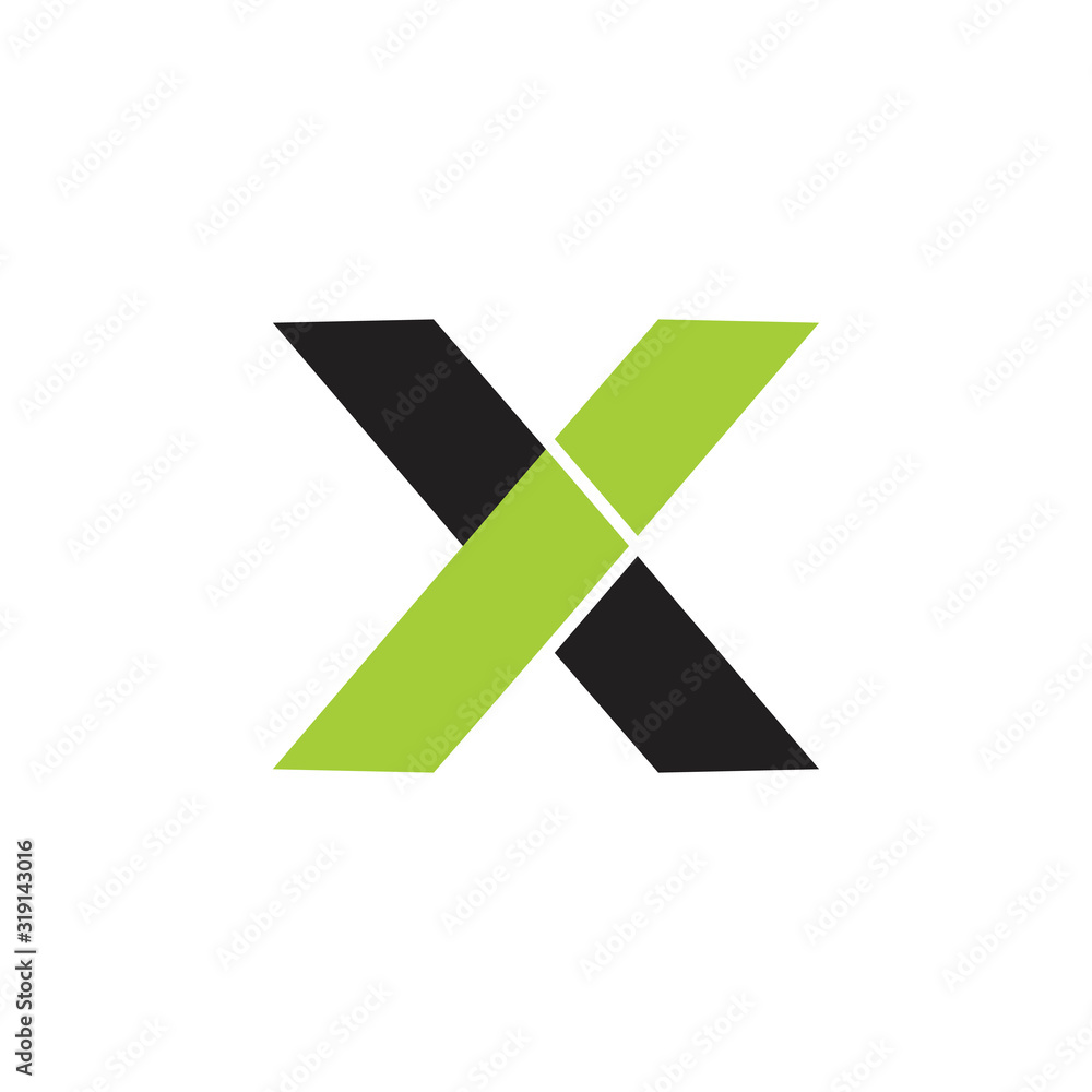 letter x simple geometric logo vecto r letter x simple geometric logo vecto r