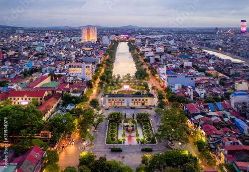 July 26/2019 late afternoon at Le Chan Park, Central of Hai phong