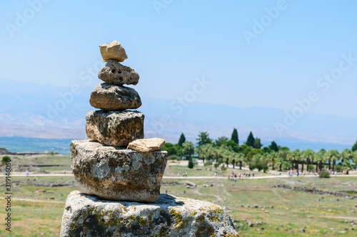 pyramid of stones