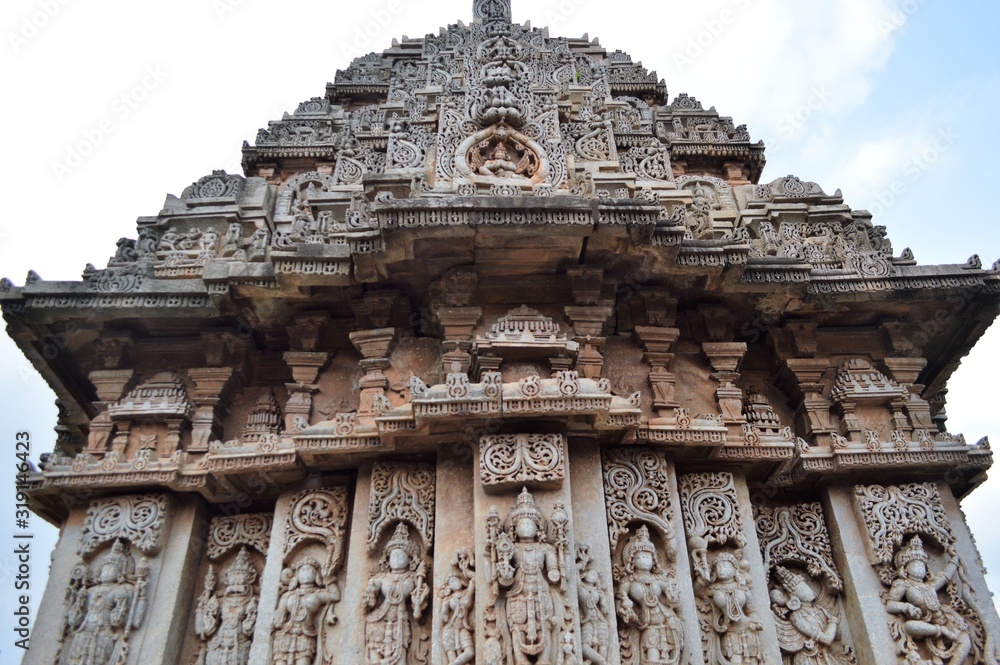 Veera Narayana Hoysala temple , Belavadi, Karnataka, India