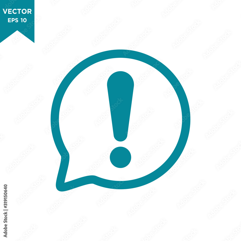 information icon in trendy flat style, exclamation icon information icon in trendy flat style, exclamation icon