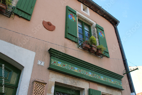 house in vouvant in vendée (france)  photo