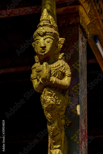 Canvas Print statue of buddha in thailand, digital photo picture as a background