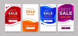 Best Sale 50 Off Modern Dynamic fluid Style. Sale banner template design, Best sale special offer