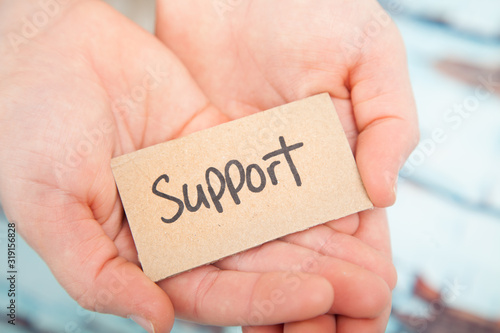Support, hands, giving, human touch