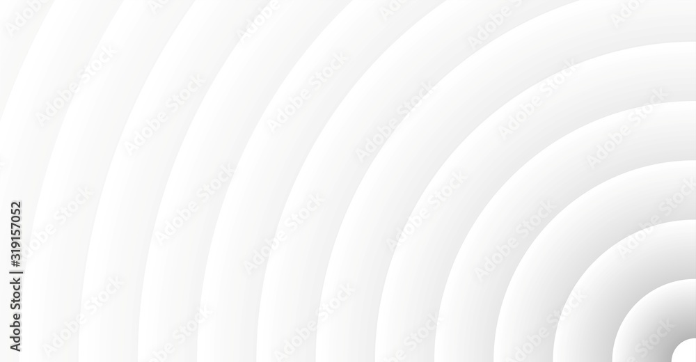 Obraz premium abstract stripe pattern horizontal curve lines white gray background texture