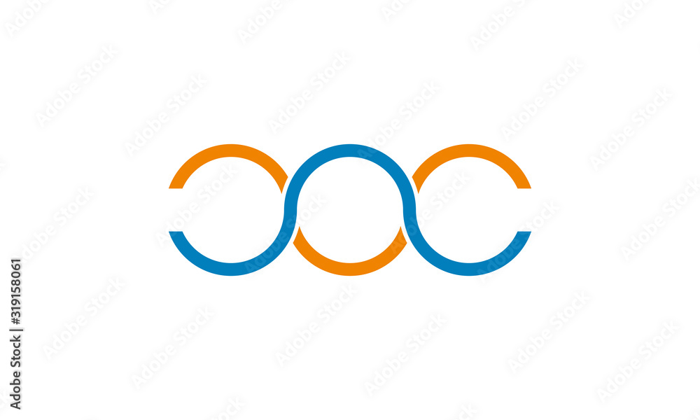 Fototapeta premium triple O unique logo