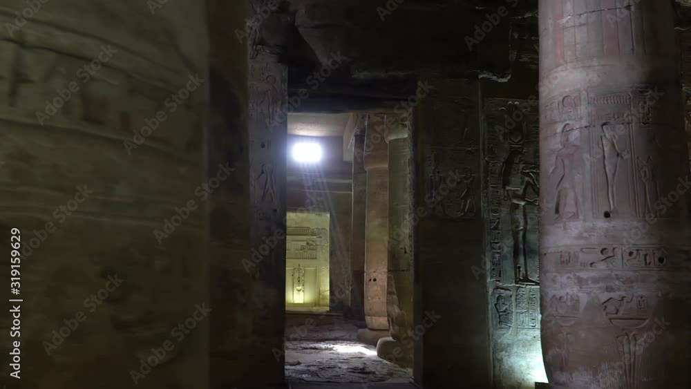 Temple of Seti I in Abydos. Abydos is notable for the memorial temple ...