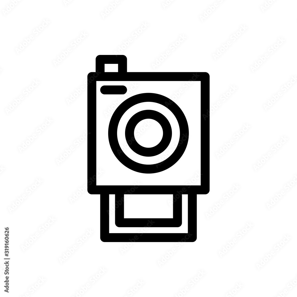 Camera Trendy Flat Icon Design Camera Trendy Flat Icon Design