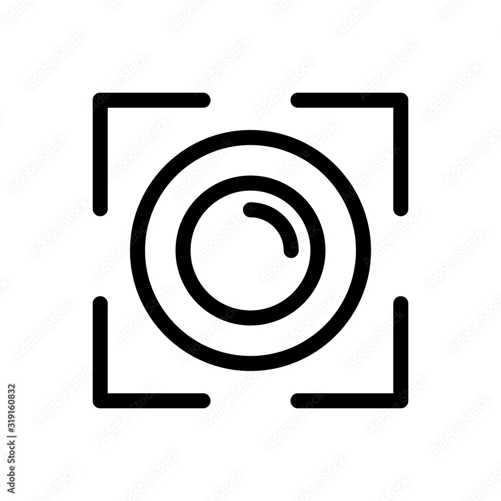 Camera Trendy Flat Icon Design Camera Trendy Flat Icon Design
