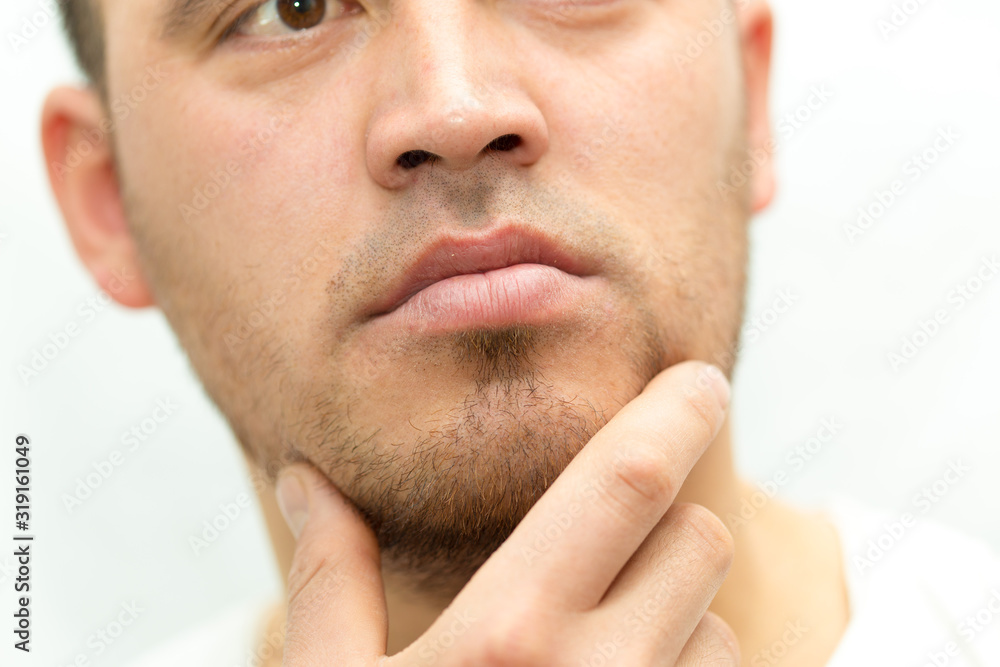 man thinks shave his beard or not man thinks shave his beard or not