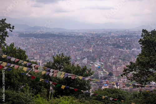 City view of kathmandu in nepal 