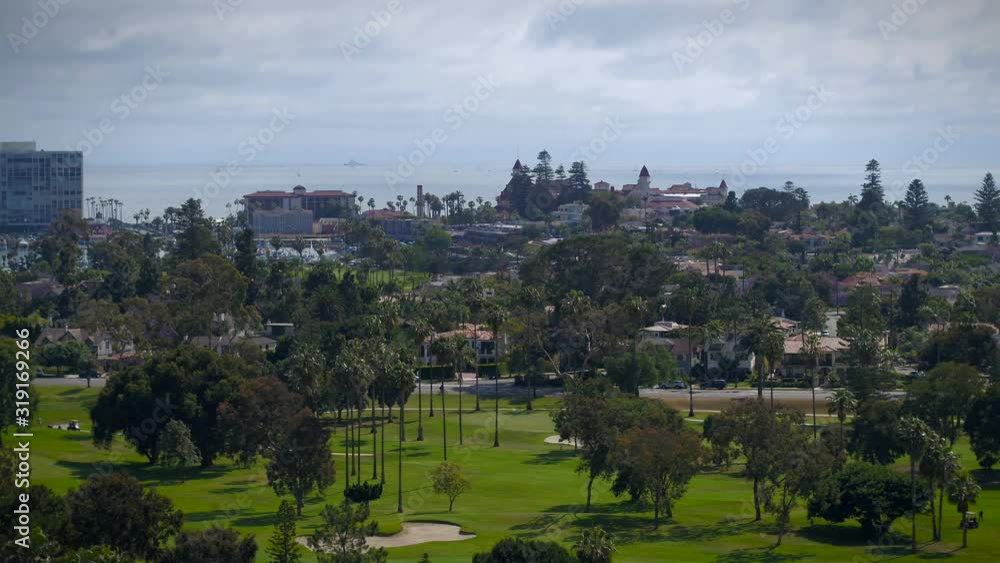 Aerial drone video of Coronado with sailboats and yachts. San Diego, California. Aerial drone video of Coronado with sailboats and yachts. San Diego, California.