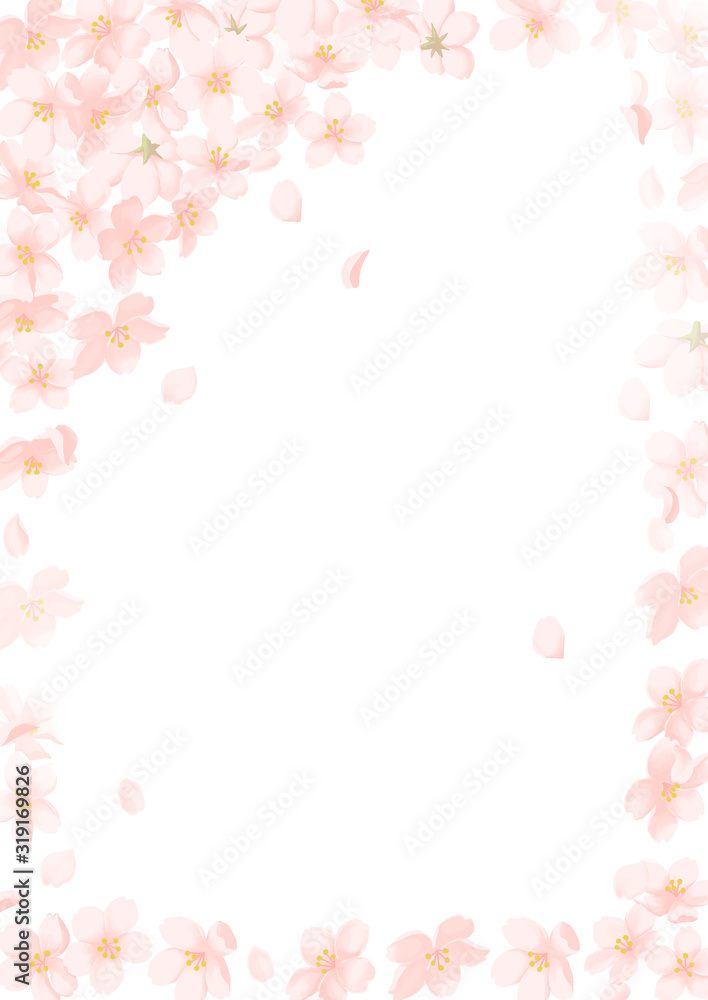 春の桜フレーム