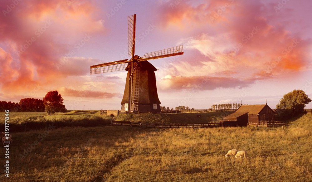 Dutch windmill	