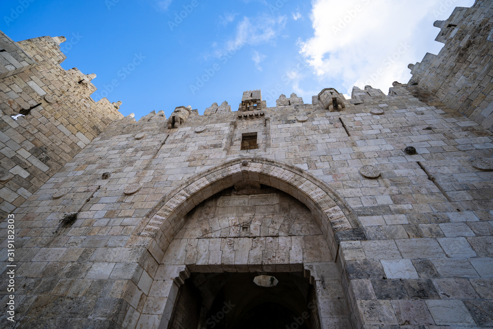 Damascus Gate. Jerusalem, Israel. Old Town
