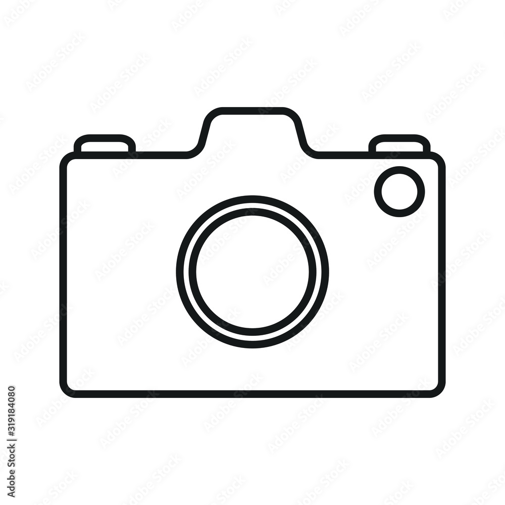 illustration vector graphic of camera icon, fit for icon, symbol, logo, illustration, etc. illustration vector graphic of camera icon, fit for icon, symbol, logo, illustration, etc.