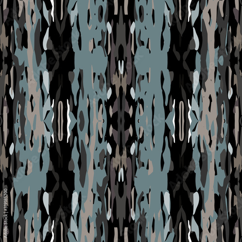 Spots, Ikat. Tie Dye, Batik. Seamless Pattern. 
