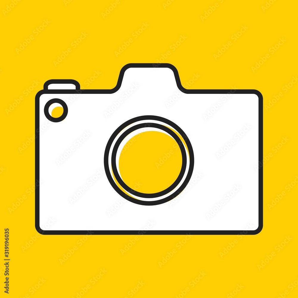 illustration vector graphic of camera icon, fit for icon, symbol, logo, illustration, etc. illustration vector graphic of camera icon, fit for icon, symbol, logo, illustration, etc.