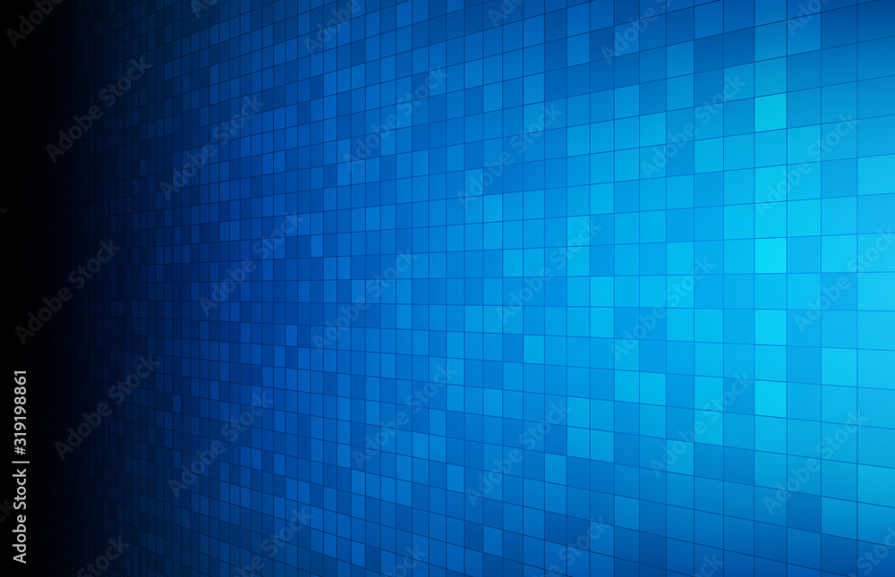 abstract background of blue glowing rectangle square abstract background of blue glowing rectangle square