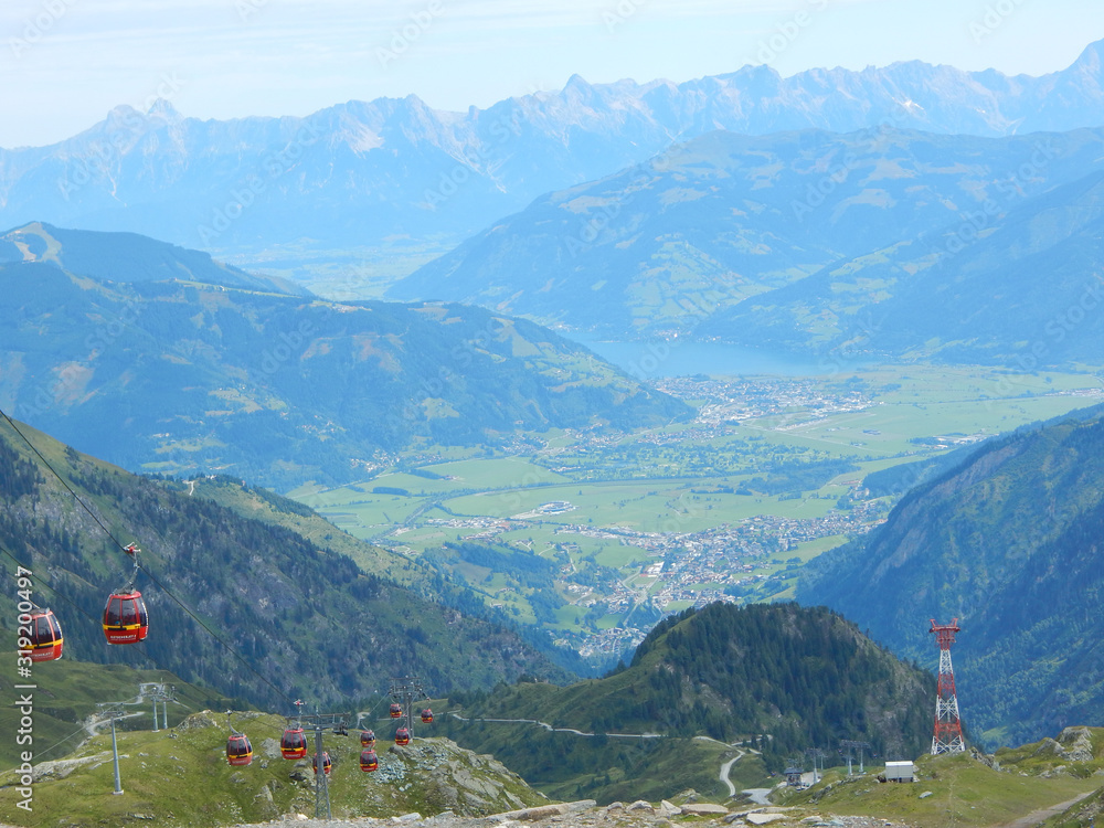 Berglandschaft in Österreich Alpen im Sommer