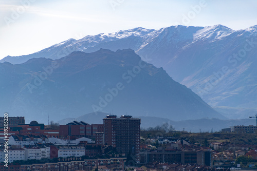Paisaje desde el Naranco en Oviedo