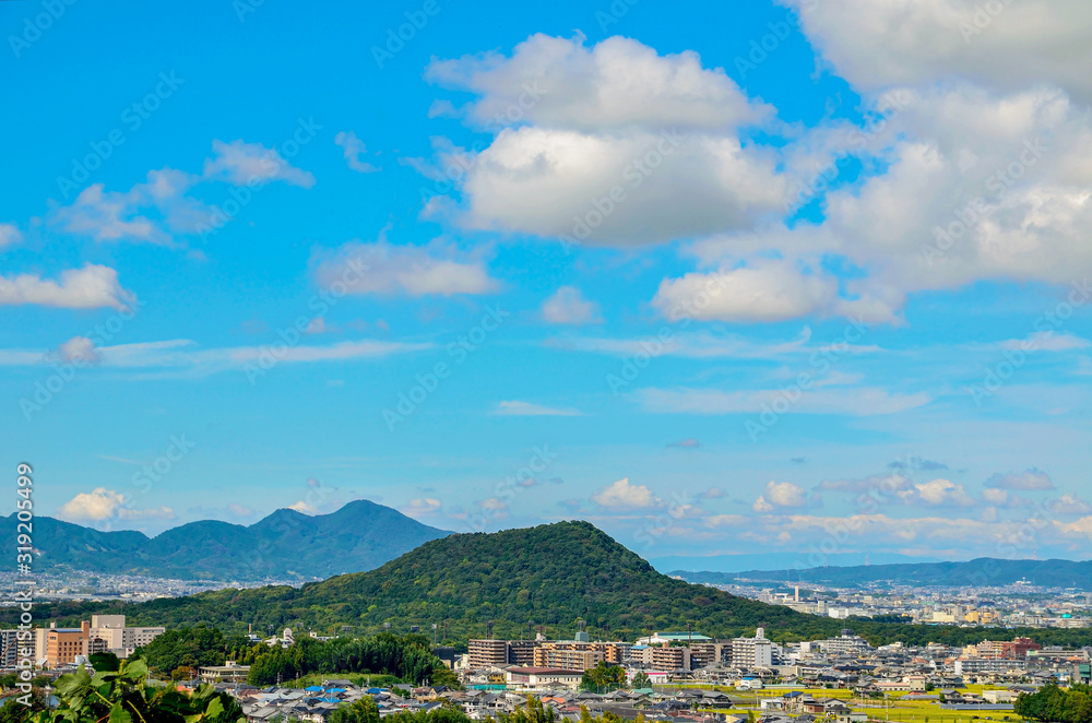 奈良　甘樫丘からの眺め