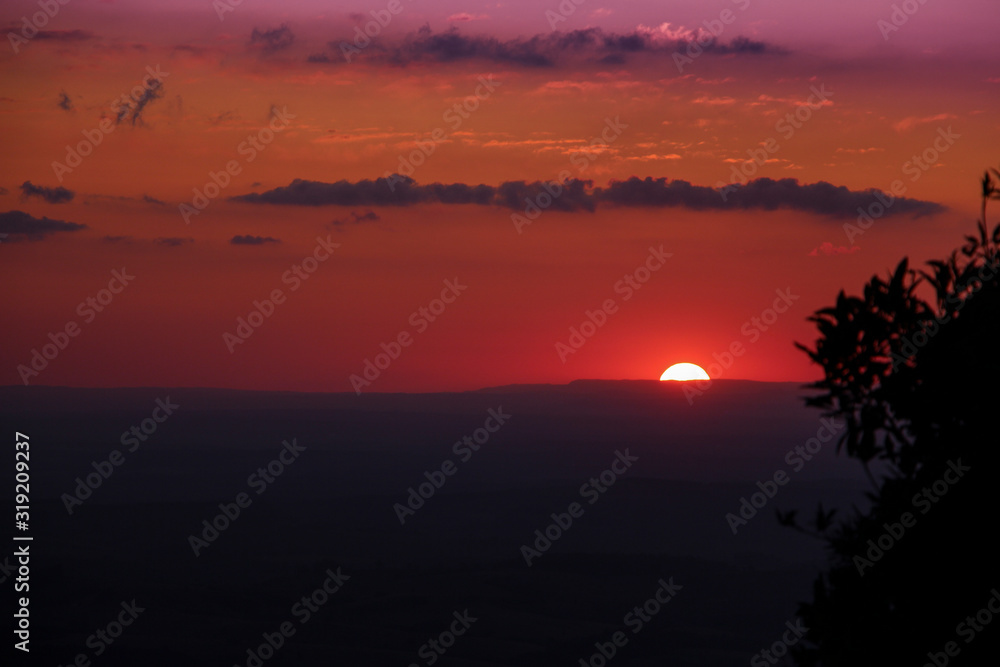 Obraz premium Zachód słońca