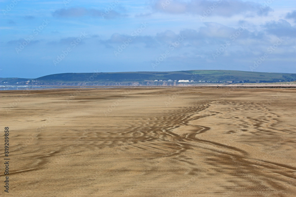 Westward Ho beach in Devon Westward Ho beach in Devon