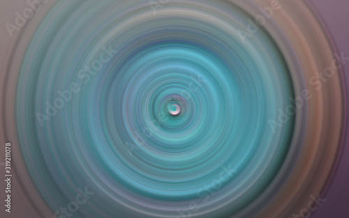 Abstract round background. Circles from the center point. Image of diverging circles. Rotation that creates circles.