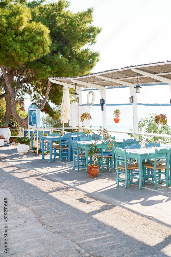 Greek islands villages atmosphere