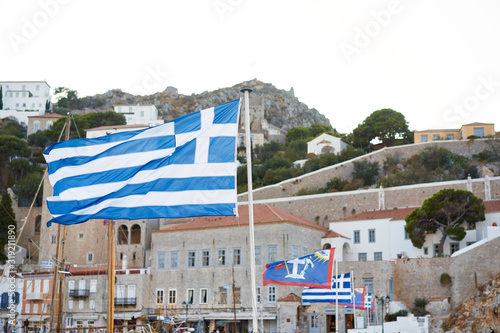 Greek islands villages atmosphere