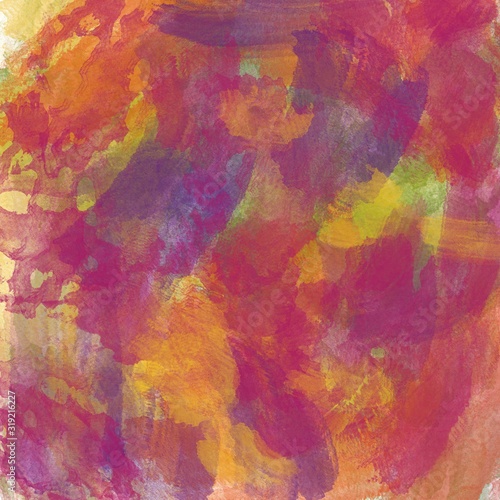 Grunge watercolor paint splattered background 