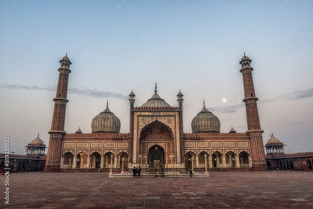 Fototapeta premium jama masjid sunrise