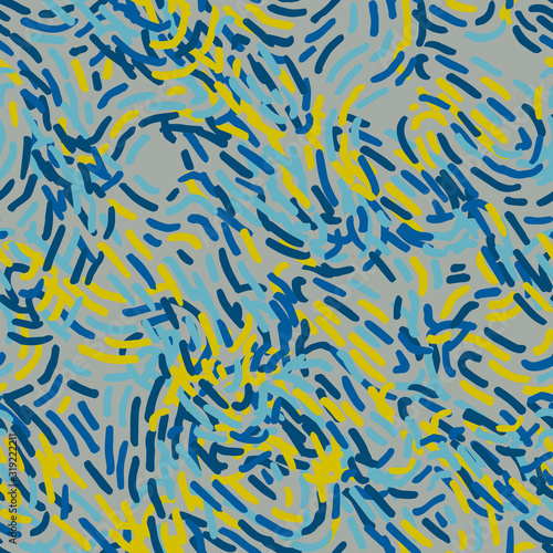 Seamless pattern with fluid spots.