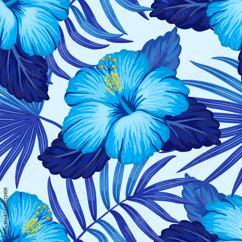 Hawaiian seamless pattern