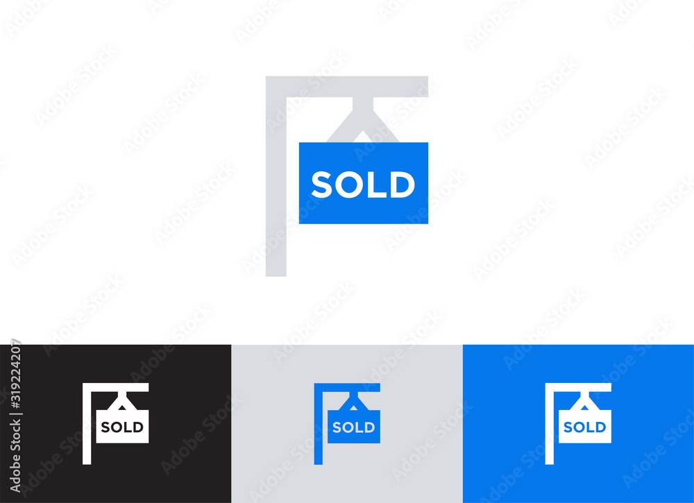 sold banner glyph vector icon - ui icon vector sold banner glyph vector icon - ui icon vector