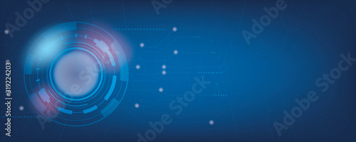 blue high technology and modern digital design background