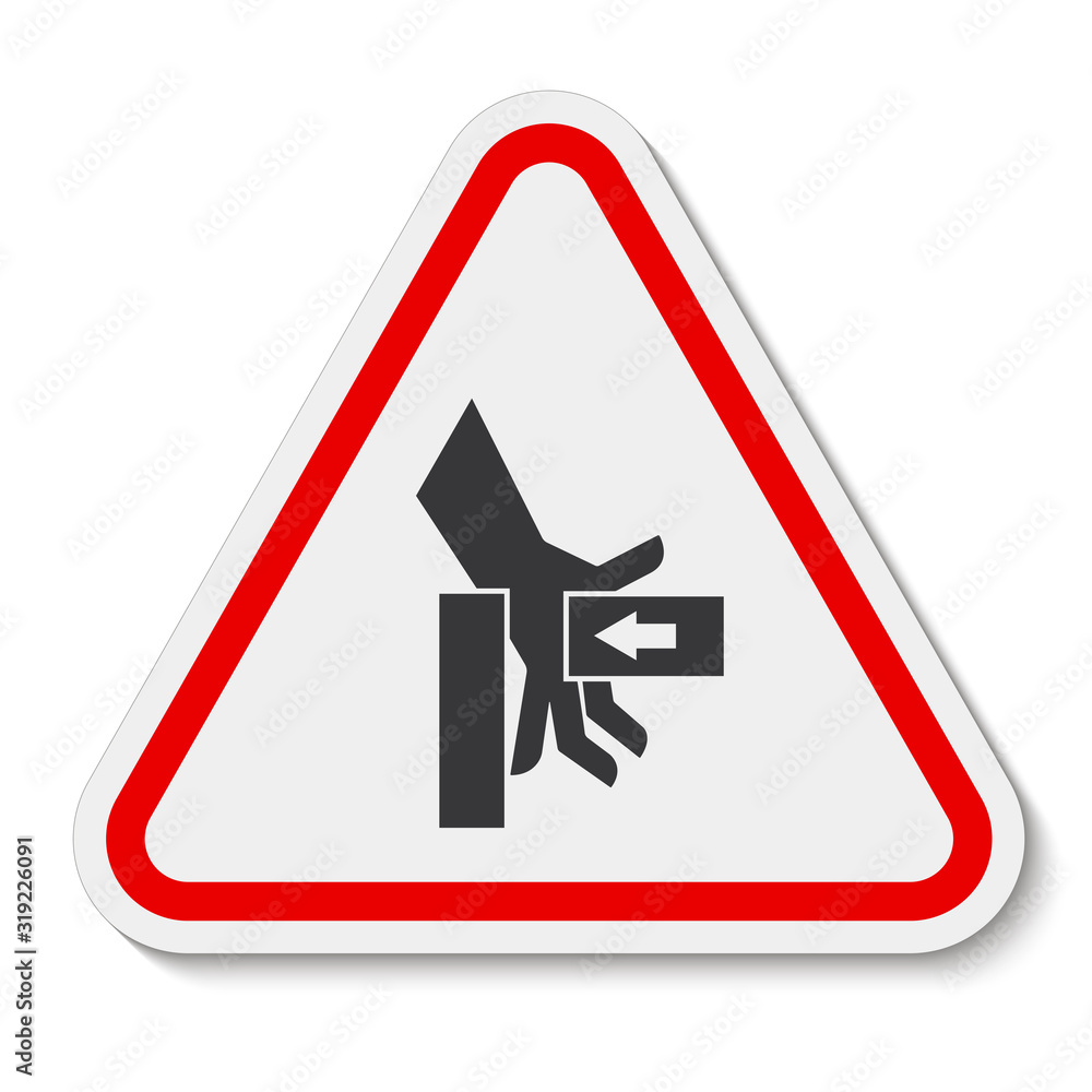 Hand Crush Force From Right Symbol Sign, Vector Illustration, Isolate On White Background Label .EPS10 Hand Crush Force From Right Symbol Sign, Vector Illustration, Isolate On White Background Label .EPS10