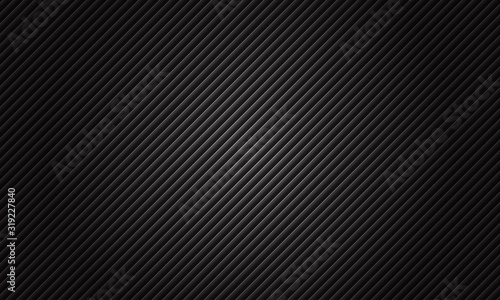 Black abstract tech geometric modern background. Texture with diagonal lines, vector illustration.