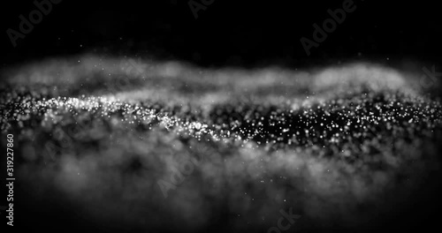 4K Particle Animation Background